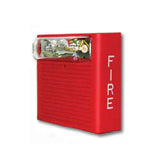 Wheelock ASWP-2475C-FR 24 VDC Ceiling Mount Weatherproof Horn/ Strobe, 75 Candela